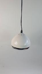 Retro Space Age hanglamp, koplamp, wite bol, chroom. 8B8, Tweedehands verkoop, Tweedehands verkoop, Gebruikt, Ophalen of Verzenden