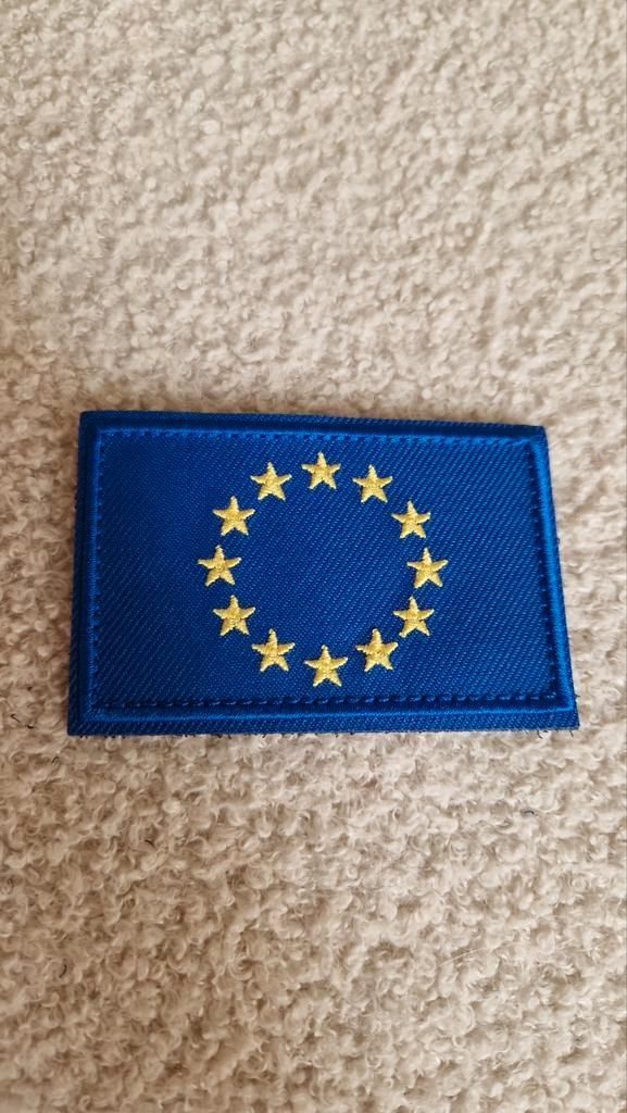 Patch Europese Unie, Verzamelen, Militaria | Algemeen, Embleem of Badge, Overige gebieden, Ophalen of Verzenden