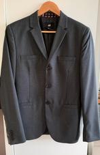 Donkergrijs colbert heren H&M maat 46, Ophalen of Verzenden, Zo goed als nieuw, Maat 46 (S) of kleiner, Grijs