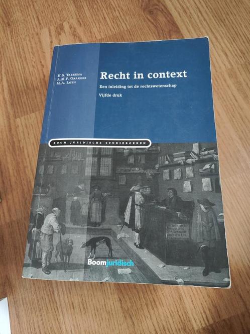 A.M.P. Gaakeer - Recht in context, Boeken, Wetenschap, Zo goed als nieuw, Ophalen of Verzenden