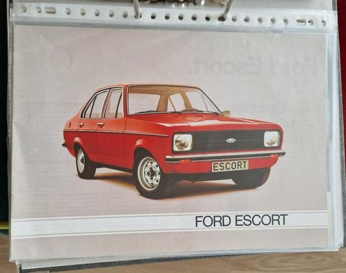 Folders Ford Escort en Orion, Boeken, Auto's | Folders en Tijdschriften, Zo goed als nieuw, Ford, Verzenden