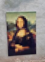 Pixel art mona lisa 80 x 120 plexiglas acrylglas, Ophalen, Gebruikt