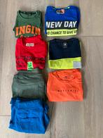 Merkkleding vingino, petrol, me and my monkey maat 164, Ophalen of Verzenden, Zo goed als nieuw, Vingino, Shirt of Longsleeve