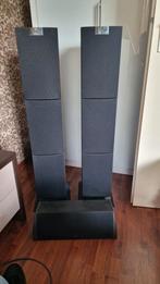Kef q70 +  kef centerspeaker serie 100, Gebruikt, Subwoofer, 120 watt of meer, Ophalen