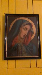 Maria ingelijst 36 cm x 46 cm, Antiek en Kunst, Antiek | Religie, Ophalen