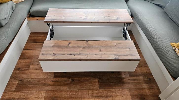 Salontafel met Opbergruimte, zeer Nette staat, Huis en Inrichting, Tafels | Salontafels, Zo goed als nieuw, Minder dan 50 cm, 50 tot 100 cm