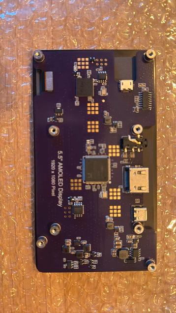 5.5 "inch AMOLED OLED HDMI-compatibele TFT  aanraakpaneel beschikbaar voor biedingen