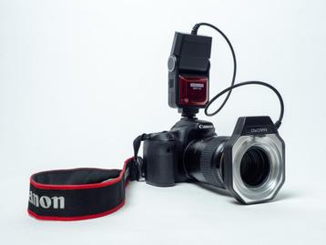 Canon camera - 4 lenzen - 2 flitsers - 3 x accu complete set beschikbaar voor biedingen