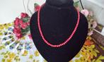 Ketting Prachtig Echte Bloedkoraal Koral Rood Antiek Slot, Sieraden, Tassen en Uiterlijk, Kettingen, Nieuw, Ophalen of Verzenden