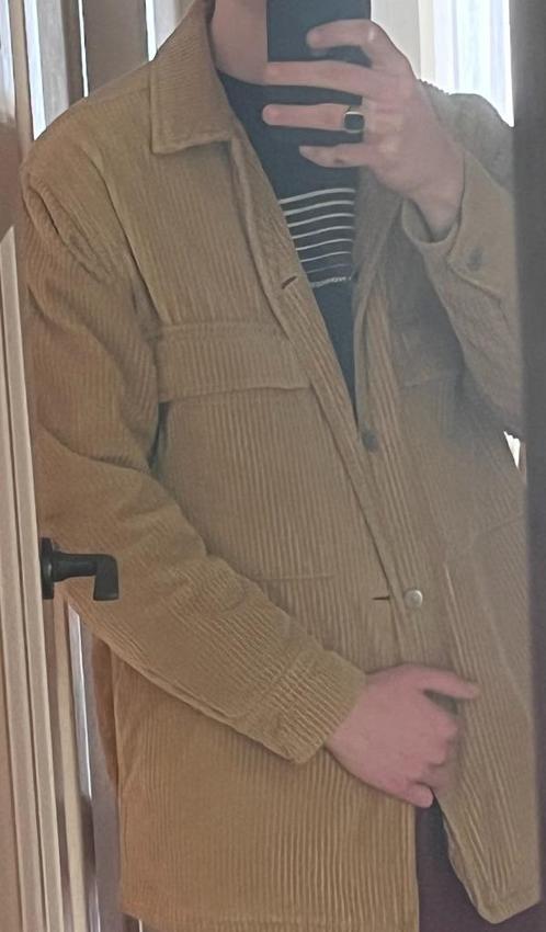 Levi's tussenjas - Beige - Corduroy, Kleding | Heren, Jassen | Zomer, Gedragen, Maat 46 (S) of kleiner, Beige, Ophalen of Verzenden