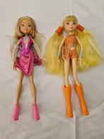 Winx Club Flora & Stella 2004 vintage doll Flutter Magic, Verzamelen, Poppen, Ophalen of Verzenden, Gebruikt, Pop