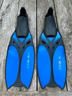 Zwemflippers maat 33-34 blauw/zwart, Ophalen of Verzenden, Gebruikt, Snorkelvinnen