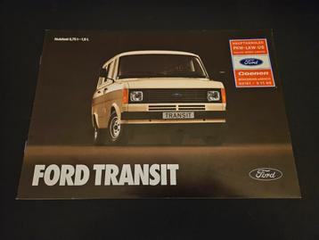 Brochure Ford Transit 1980 beschikbaar voor biedingen