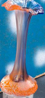 Vaas. Orchidee vaas.  Solifleur.  Bohemian.  18 cm., Ophalen, Overige kleuren, Minder dan 50 cm, Glas