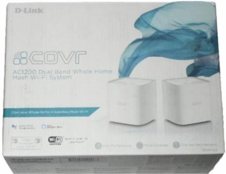 COVR-1102/E - 2-Pack AC1200 Dual Band Gigabit Mesh Wi-Fi Sys, Computers en Software, WiFi-versterkers, Nieuw, Ophalen