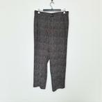 Vintage Broek Maat 46 (IT) Grijs Reliëf Tweed Sergio Cassani, Sg, Sergio Cassani, Verzenden, Maat 46/48 (XL) of groter