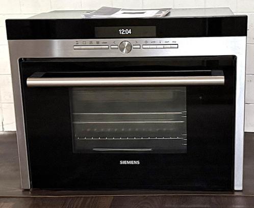 Siemens  inbouw combi-stoomoven Hetelucht oven   rvs, Witgoed en Apparatuur, Ovens, Zo goed als nieuw, Inbouw, Oven, 45 tot 60 cm