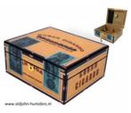 MERK HUMIDOR "CUBAN CIGARRO" PIANOLAK  DARK HIGH POLISH  h62, Verzenden, Nieuw, Tabaksdoos of Verpakking