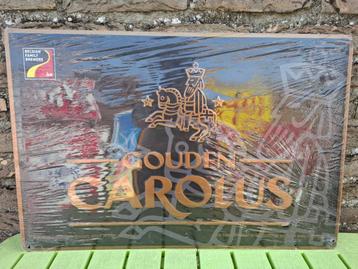 Nieuw reclamebord Golden Carolus (60 x 40 cm) beschikbaar voor biedingen
