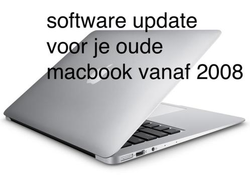 Software update voor alle u oude macbook vanaf 2008, Computers en Software, Apple Macbooks, Zo goed als nieuw, 13 inch, Ophalen of Verzenden