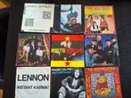 Koffer met ruim 80 vinyl singles, Cd's en Dvd's, Vinyl Singles, Ophalen, Gebruikt, Pop
