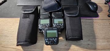 Yongnuo Flitser Set + Transmitter (Canon) beschikbaar voor biedingen