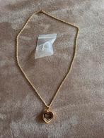 Hart vormige goudkleur rvs ashanger met ketting enTrechter, Ophalen of Verzenden, Nieuw, Goud, Overige materialen