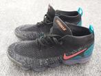 Nike - VaporMax - 43 - Heren - Zwart/Turquoise - Sportschoen, Nike, Ophalen of Verzenden, Zo goed als nieuw, Sportschoenen