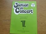 JUNIOR IN CONCERT  BAND 2 - SPEELMUZIEK VOOR ACCORDEON, Muziek en Instrumenten, Bladmuziek, Verzenden, Zo goed als nieuw, Accordeon