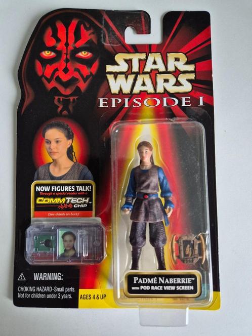 Star Wars EP1 Padme Naberrie with Pod Race Screen, Verzamelen, Star Wars, Nieuw, Actiefiguurtje, Ophalen of Verzenden