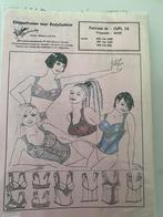 Naaipatronen lingerie merckwaerdigh, Verzamelen, Verzenden, Zo goed als nieuw, Patroon, Merckwaerdigh