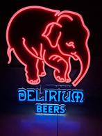 Lichtreclame Delirium bier, Verzamelen, Ophalen of Verzenden, Nieuw, Lichtbak of (neon) lamp