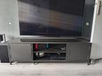 Industrieel tv meubel metaal zwart, Ophalen, Gebruikt, 100 tot 150 cm, Minder dan 100 cm