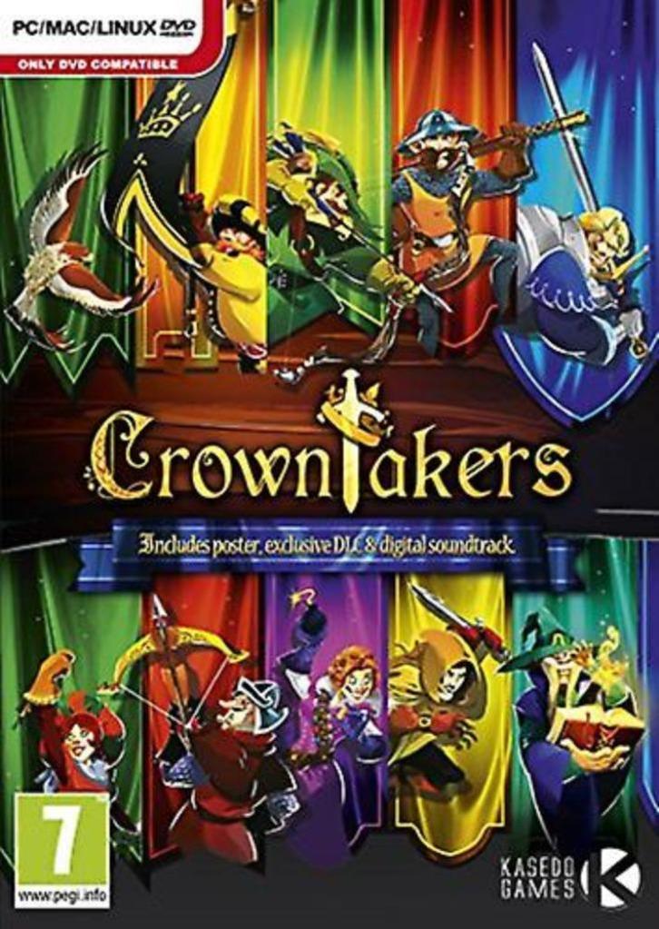 Crowntakers - pc/mac/linux dvd nw./Verz./Orig., Cd's en Dvd's, Dvd's | Overige Dvd's, Nieuw in verpakking, Vanaf 6 jaar, Ophalen of Verzenden