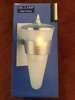 Olielamp modern voor aan de muur. Nieuw in de doos, Ophalen of Verzenden, Nieuw, Olielamp