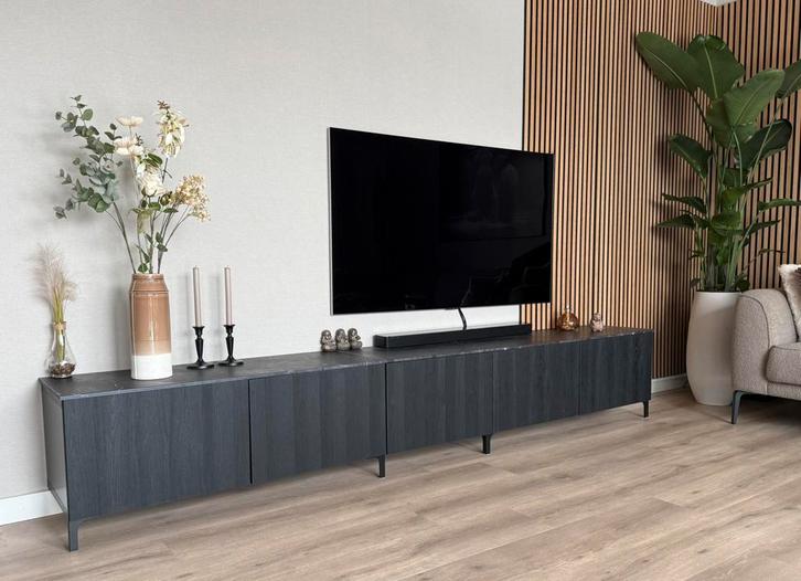 Ikea besta tv meubel, Huis en Inrichting, Kasten | Televisiemeubels, Zo goed als nieuw, Minder dan 100 cm, 200 cm of meer, 25 tot 50 cm
