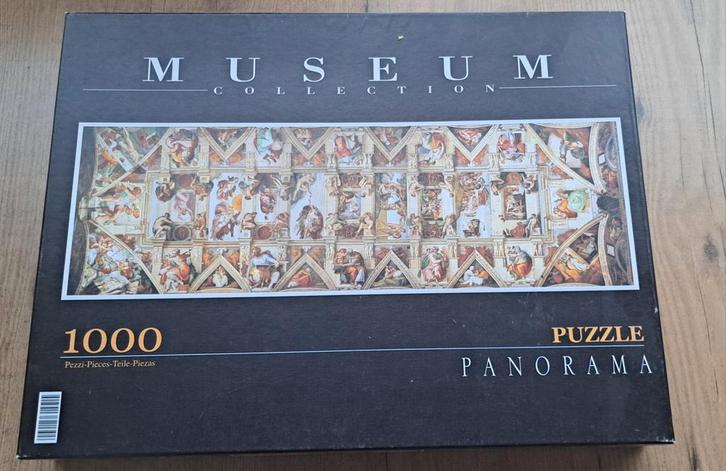 Sixtijnse Kapel Puzzel - 1000 Stukjes, Hobby en Vrije tijd, Denksport en Puzzels, Gebruikt, Legpuzzel, 500 t/m 1500 stukjes, Ophalen of Verzenden