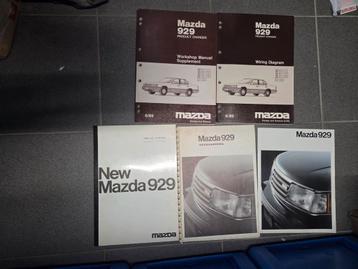 Mazda 929 3e Gen Elektrische schema's, Folder & Accessoires beschikbaar voor biedingen