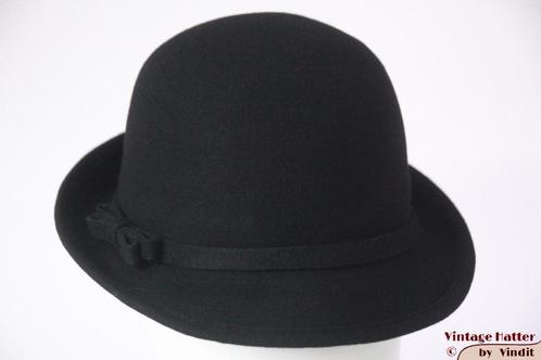 cloche dophoed Dameshoed Hawkins zwart vilt 54 tot 58 nieuw, Kleding | Dames, Hoeden en Petten, Nieuw, Hoed, One size fits all