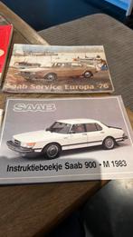 Saab instructie boekjes en folders 7.stuks gebruikte staat, Ophalen of Verzenden, Gelezen, Overige merken
