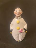 Art Deco Porseleinen Pierrot Clown Flesje - Made in Germany, Ophalen of Verzenden