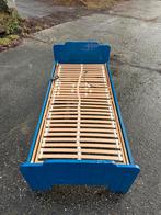 1-persoonsbed met elektrische lattenbodem, Ophalen, Gebruikt, 90 cm, Eenpersoons