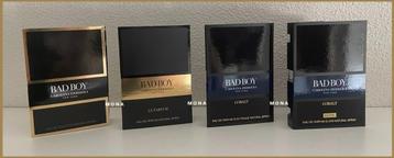 Bad Boy set 4 parfum samples proefjes testers monsters beschikbaar voor biedingen