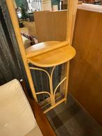 Rotan wand/staande kapstok H202xB44cm, Antiek en Kunst, Ophalen, Rechthoekig