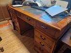 Klassiek Bureau met Leren Inleg, Ophalen, Gebruikt, Bureau