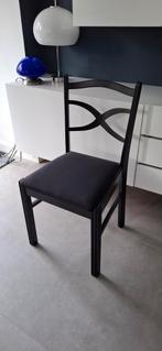 Vintage stoel,  jaren vijftig, zwart gelakt eiken, Ophalen, Zwart, Zo goed als nieuw, Eén