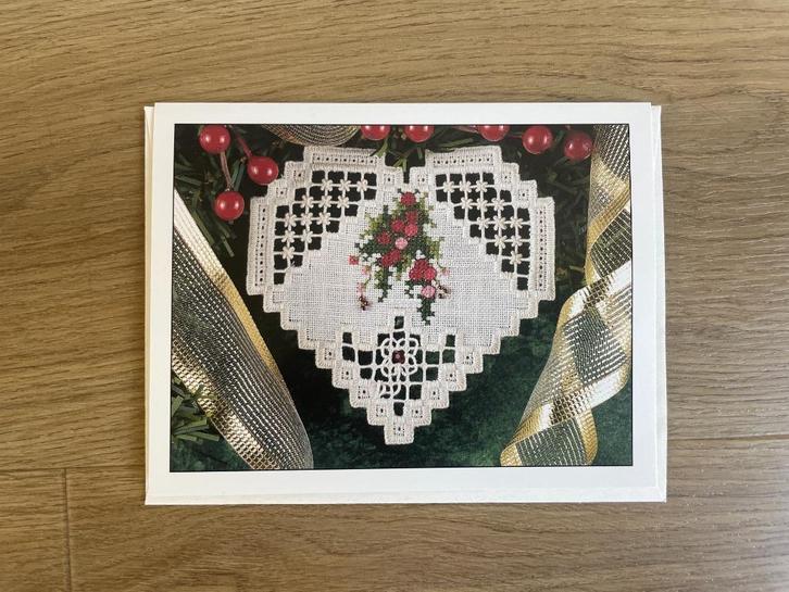 3 kleine Hardanger kerstpatronen - Cross 'n Patch, Hobby en Vrije tijd, Borduren en Borduurmachines, Zo goed als nieuw, Patroon
