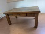 In WESTERBORK Eiken salontafel met lade, Ophalen, 100 tot 150 cm, 50 tot 100 cm, Zo goed als nieuw