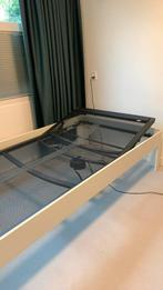 Auping twijfelaar electrisch verstelbaar 120x200cm, Huis en Inrichting, Slaapkamer | Bedden, Ophalen, Verstelbaar, Wit, Zo goed als nieuw