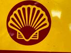 SHELL Motor olie oud reclamebord, Ophalen of Verzenden